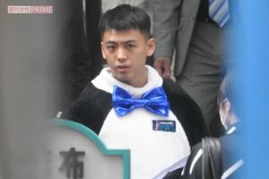 5月中旬、六本木近くの商店街で撮影に臨んだ竹内涼真