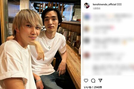 俳優の遠藤健慎容疑者(左)と清水尋也被告