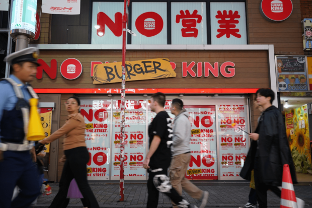 10月31日はバーガーキング渋谷店も臨時休業