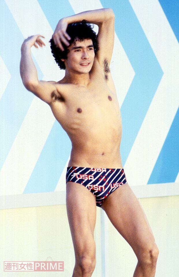 芸能人水泳大会にて。郷ひろみ