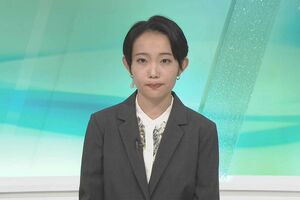 拡散されている、NHKの『ニュースウオッチ9』などで活躍中の菅谷鈴夏アナ（Xより）