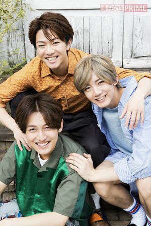 (上から)諸星翔希、長妻怜央、萩谷慧悟　撮影／廣瀬靖士