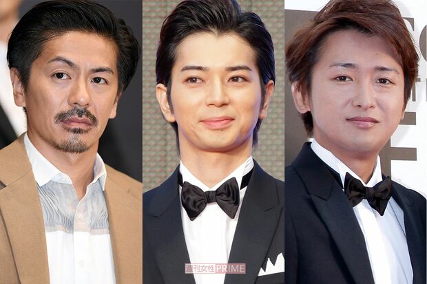 左から森田剛、松本潤、大野智
