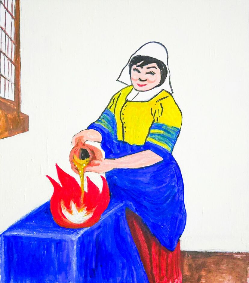 画像 写真 政治家たちを風刺画で描く福本ヒデ 私に忖度はありません 週刊女性prime