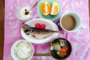 「抗がん10食材早見シート」で高得点の朝食（1）