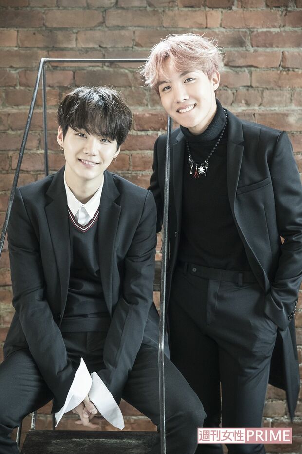 SUGA×J-HOPE　撮影／廣瀬靖士