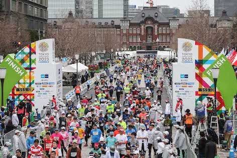 3月3日に開催される『東京マラソン2024』（公式サイトより）