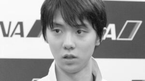 会見でケガの療養中のことを「大学の勉強ができた」と笑顔で