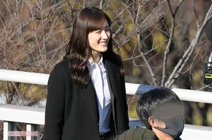 2021年1月中旬、ドラマ『天使と地獄〜サイコな2人〜』のロケに臨む綾瀬はるか