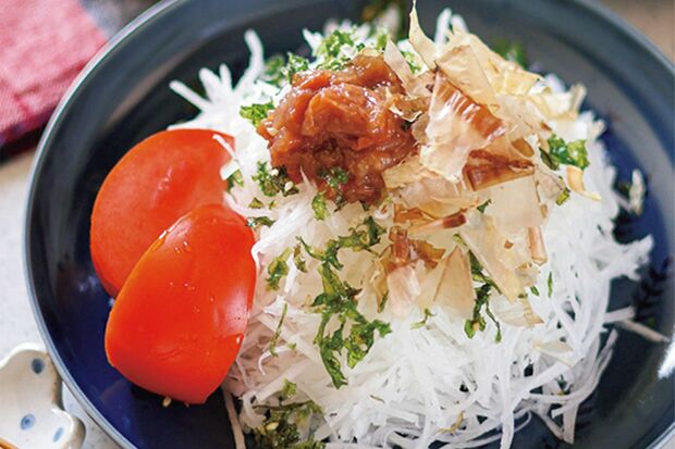 大根と梅肉のさっぱりサラダ