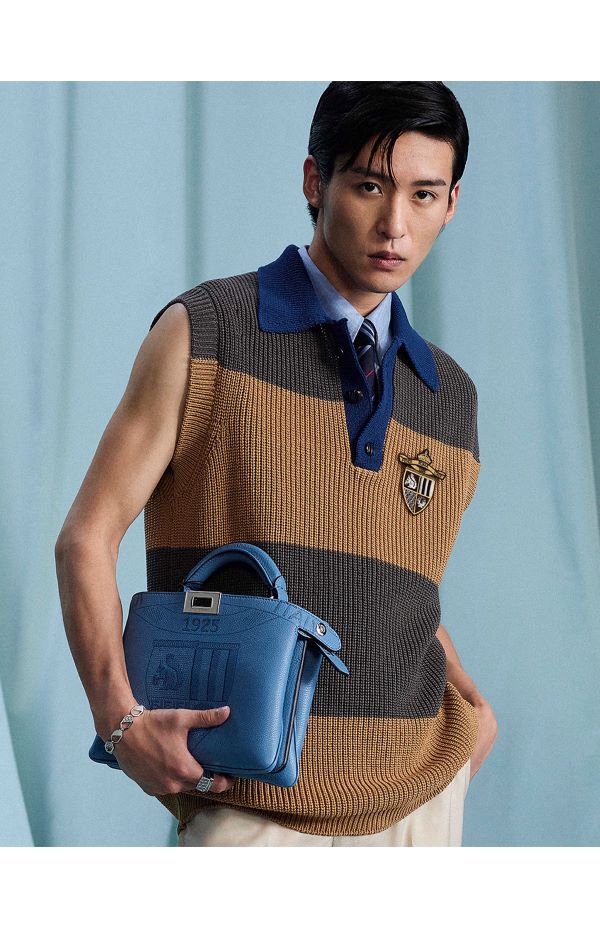 『FENDI』で日本人初となるグローバル広告キャンペーンのモデルに起用されたSnow Manの目黒蓮(ブランドの公式ホームページより)