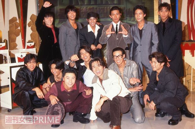 1995年10月、「SMAP TOKIO KinKi最初で最後の勢揃いSP」にて