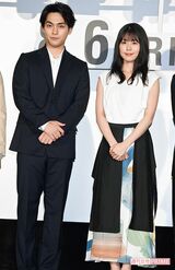 『映画 太陽の子』主演の柳楽優弥と有村架純が、映画の完成披露上映会舞台挨拶に登壇　撮影／高梨俊浩