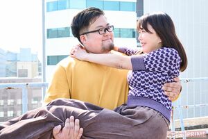 春空の下で見つめ合ってロマンチックムード♪（撮影／山田智絵）