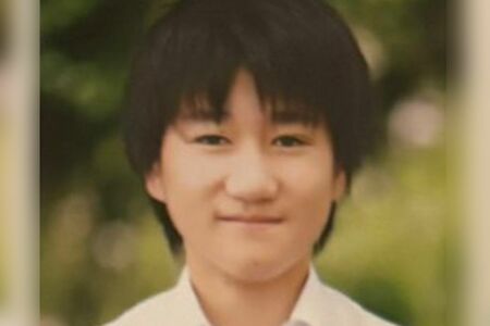 中学時代の安栖達也容疑者（知人提供）