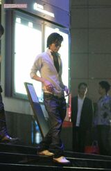 2007年、日本テレビ系ドラマ『バンビ〜ノ!』打ち上げに参加した松本潤