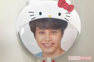 アイドルがキャラのかぶりものをしている感!!（写真はサンリオピューロランドのダンサー）／著者撮影