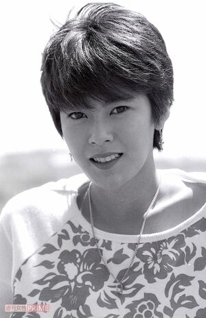 '87年に出演したドラマ『同級生は13歳』撮影時のカット。ボーイッシュでカッコいい!