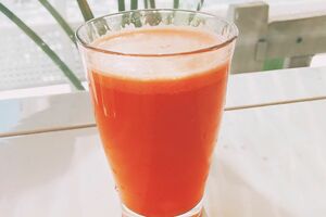 毎日お手製！にんじんりんごジュース