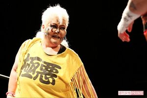 プロレスラーダンプ松本さん 撮影:森田晃博