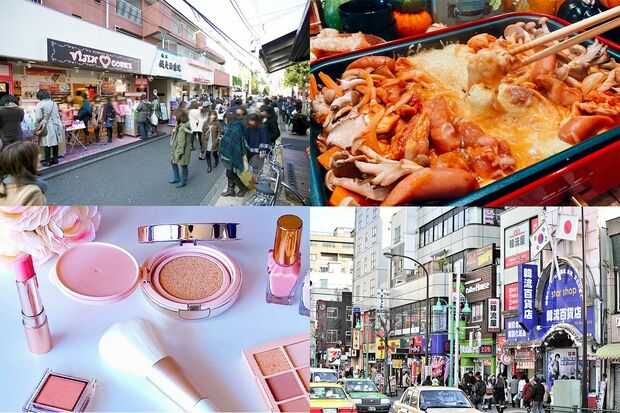 第3次ブームは韓国料理やコスメなどが人気に。東京・新大久保のコリアタウンには若い女性を中心に大勢が詰めかけた