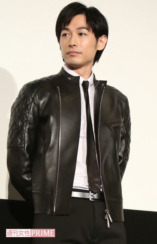 主演映画『NINJA THE MONSTER』の舞台挨拶でのディーン。本来は海外向けの作品で、日本での公開は未定だったが『あさが来た』の人気によって公開が決定した