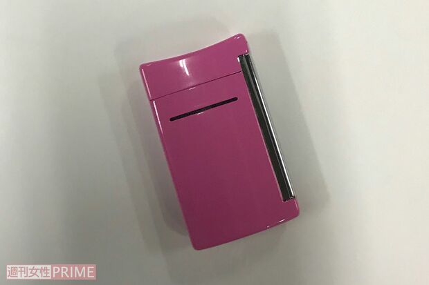 小泉さんからいただいたライターは、なくすのが怖いためここぞというときに使っているそう