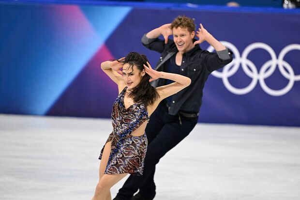 フィギュアスケート団体のアイスダンスRDで行きピッタリな演技で観客を魅了したチョック、ベーツ　撮影／JMPA
