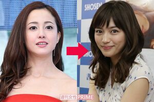 （左から）沢尻エリカ、川口春奈