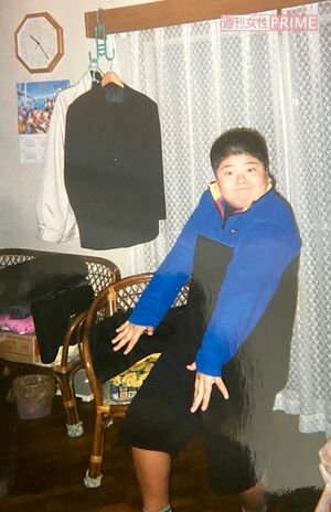 大人顔負けの体格だった小学生時代 写真提供/長田拓郎