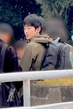 学園祭を訪れた悠仁さま（読者提供）