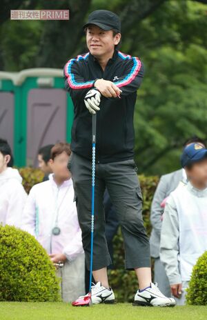 2014年、『たかの友梨CUP』チャリティーゴルフに参加した堀江貴文氏1