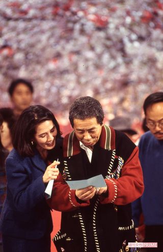 北島三郎といしだあゆみ（'93年『紅白歌合戦』）