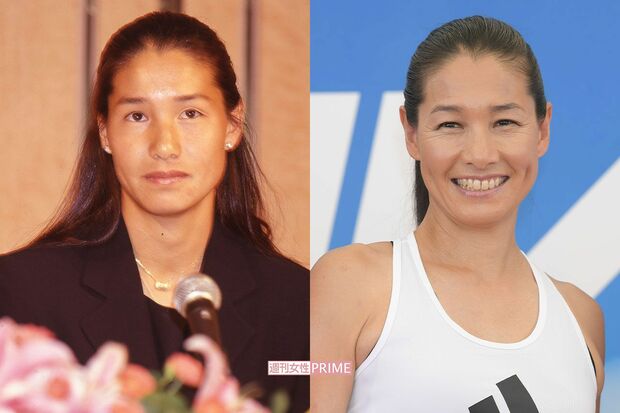 伊達公子（左は24年前）