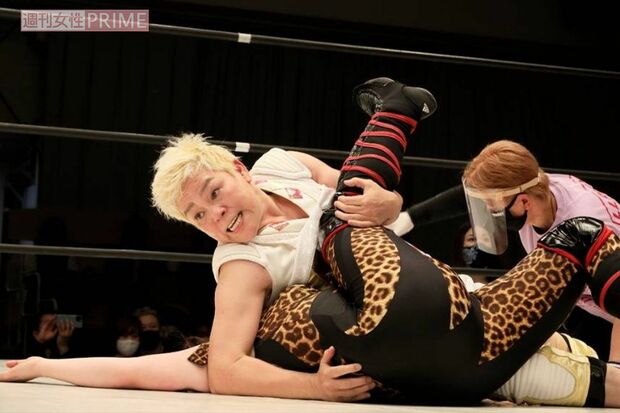 '21年に逝去した『LLPW－X』前社長風間ルミさんの追悼試合の写真