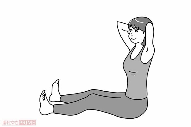 STEP1：背骨ツイスト（2）イラスト／赤松かおり