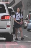 2018年、車で迎えにきた木村拓哉にKoki,はおどけた表情