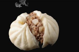 京都のつけ麺屋『きらり』が作った“魚介豚骨肉まん（きらりの肉まん）”