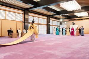 9月6日に行われた悠仁さまの成年式。『加冠の儀』には愛子さまもご出席（宮内庁提供写真）