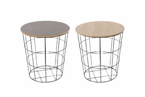 ラウンドサイドテーブル　550円　DAISO