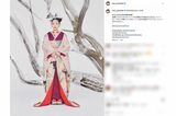 “ファッションとして着物を楽しむ”雑誌『KIMONOanne.』のスタイリングで攻めた和装を披露した吉岡里帆（本人のインスタグラムより）