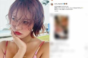 グラビアアイドル顔負けのセクシーショットを投稿した王林（本人のインスタグラムより）
