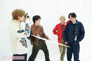 FANTASTIC 撮影/山田智絵 スタイリスト/中瀬拓外 ヘアメイク/福田翠、大貫希代美、パクヨンソン、高松れい(Luana)