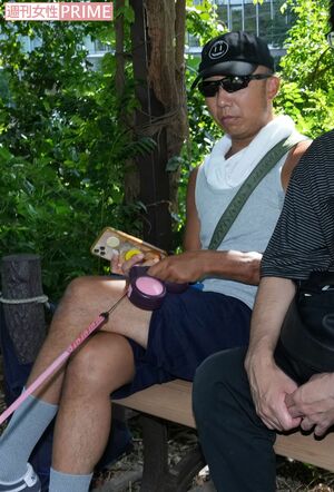 2024年8月、都内の公園にいた執行猶予中の市川猿之助