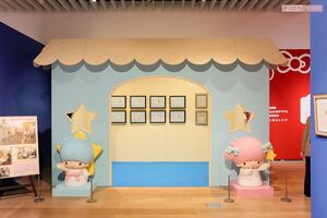 昔のデザイン制作室を再現したメルヘンな部屋。中にはリトルツインスターズの貴重な原画が（撮影／伊藤和幸）（C）2026 SANRIO CO., LTD. APPROVAL NO. SP660009