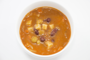 煮あずきミネストローネ(撮影者:加藤 淳)