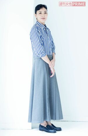 板谷由夏.  撮影／吉岡竜紀