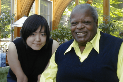 上原が影響を受けたというジャズ・ピアニストのオスカー・ピーターソンと