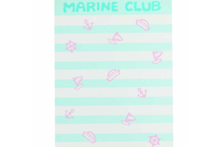 MARINECLUBレターセット(J.C.C.)「セーラー、パステルカラーで“ザ・'80年代”という感じですね。メーカーさんは残念ながら今はありませんが、残されたグッズは大切にしたいと思っています」