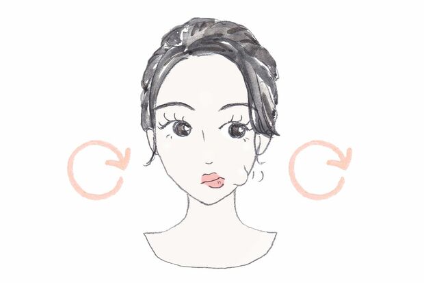 舌回しで左右均等の顔を目指そう
